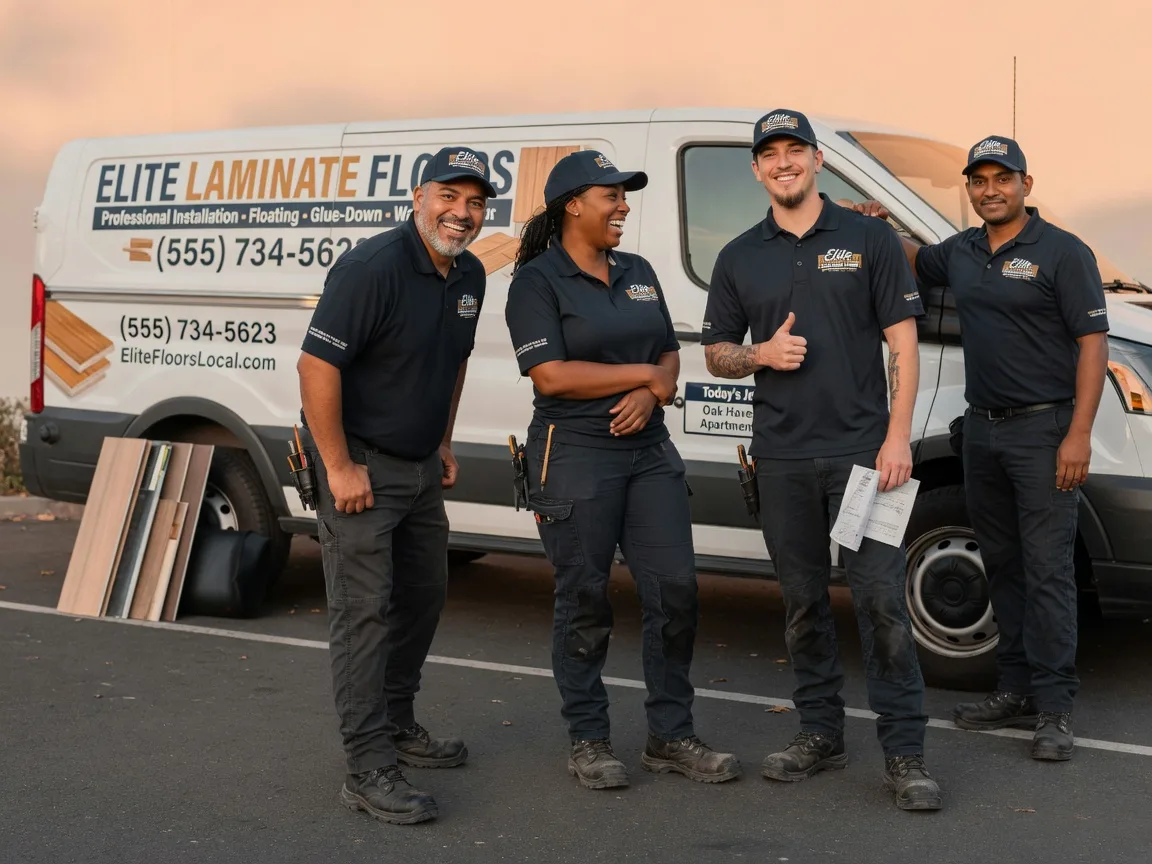 Laminate flooring installation company in Mcfaddin, TX